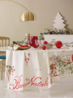 Blumarine - Boun Natale - Tablecloth screen printing  170x360 cm — изображение 2