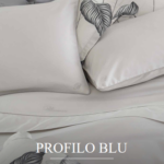 Blumarine - Profilo Blu - Duvet cover set for double bed,  fitted bottom sheet 250x200 cm