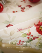 Blumarine - Boun Natale - Tablecloth screen printing  170x360 cm