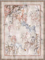 Blumarine – Glicine Caldo Pareo - Quilted throw blanket “screen printing” 135x185 cm - Image 3