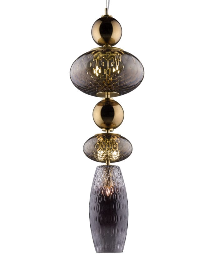 Euroluce Light Of Italy - Harmony Big Fumè Brown - Image 1