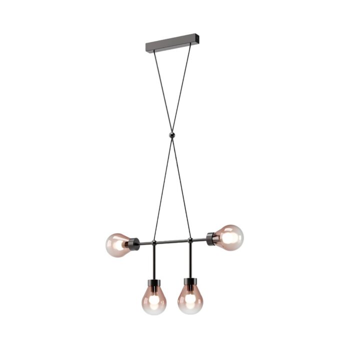 mm-lampadari-zoe-4-light-ceiling-light-matt-black-with-blush-pink-glass-p19529-66402_zoom Mm Lampadari – Zoe s4 - Image 1