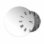 Tonin Casa – mirror-clock Fusion 119/100 cm