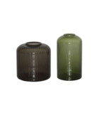 Tonin Casa – вазы Soffio ø 41 x В.42 см и ø 30 x В. 52 см.