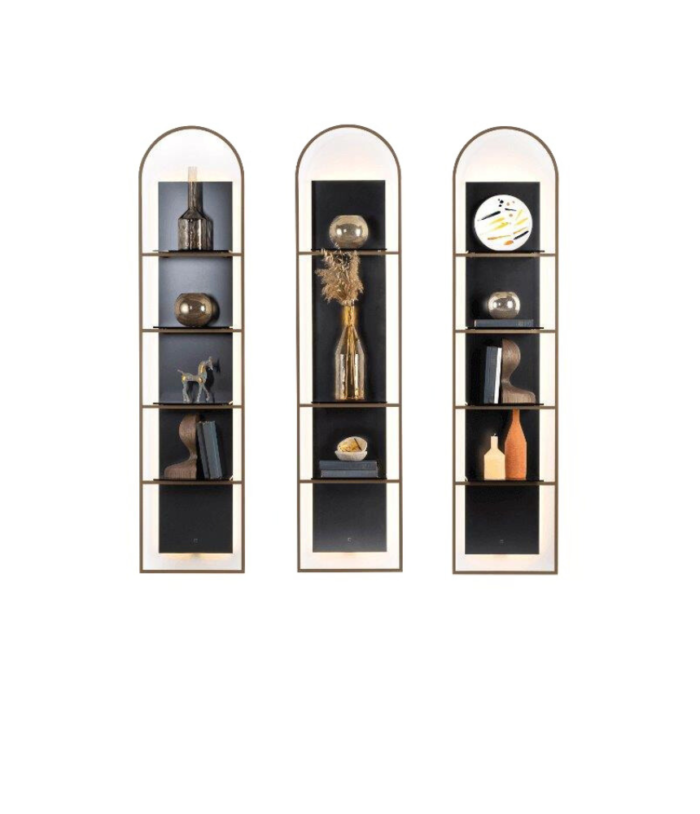 2-1 Paolo Castelli – Bookcase UFFIZIO  46 x 22 x 195cm - Image 1