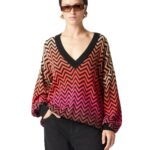 Missoni - V-NECK SWEATER V-საყელოიანი პულოვერი