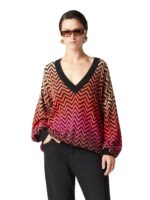 Missoni - V-NECK SWEATER V-საყელოიანი პულოვერი