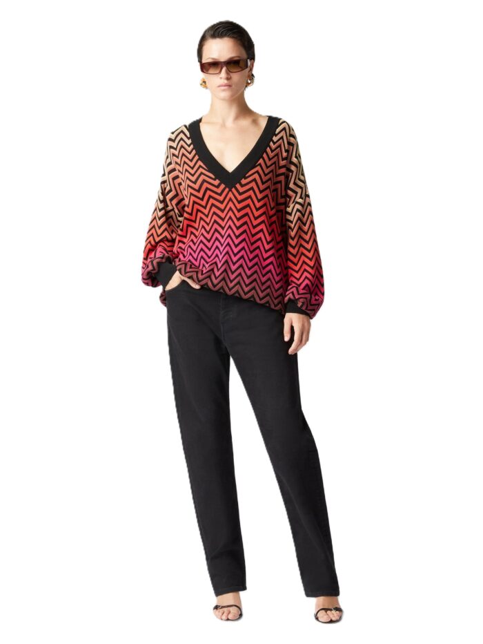 Missoni - V-NECK SWEATER V-საყელოიანი პულოვერი - Image 5