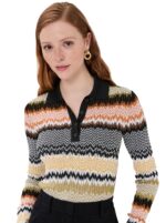 Missoni - LONG SLEEVE POLO  გრძელსახელოებიანი პოლო მაისური