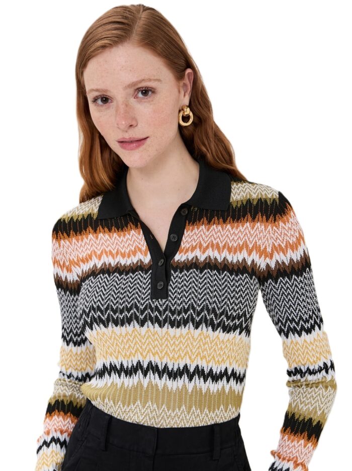 Missoni - LONG SLEEVE POLO  გრძელსახელოებიანი პოლო მაისური - Image 2