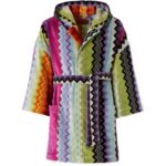 Missoni Milano - GIACOMO  აბაზანის ხალათი კაპიუშონით (მოკლე)